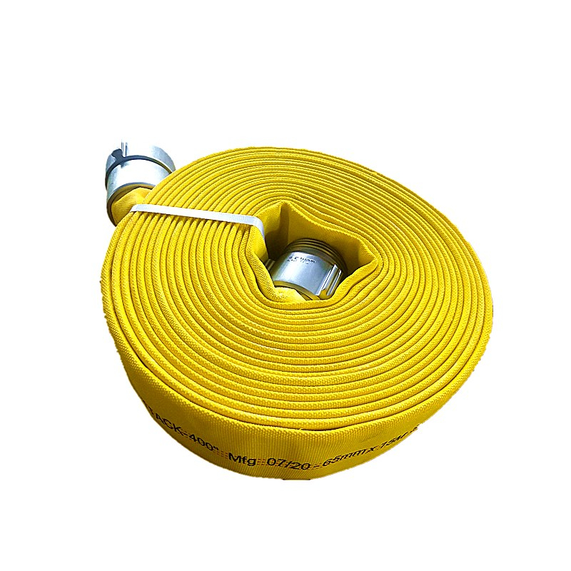 Yellow rubber water pipe